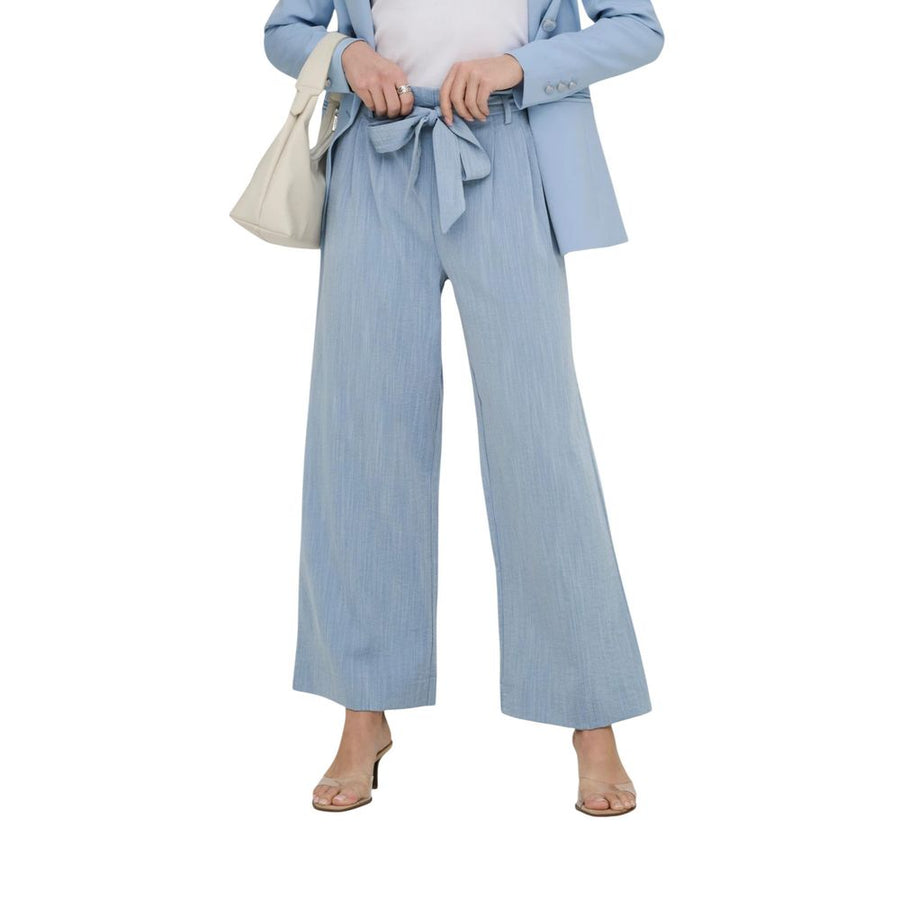 Only Blaue Freizeithose aus Viskose