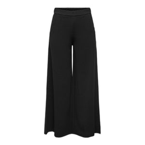Jacqueline De Yong Schwarze Freizeithose aus recyceltem Polyester