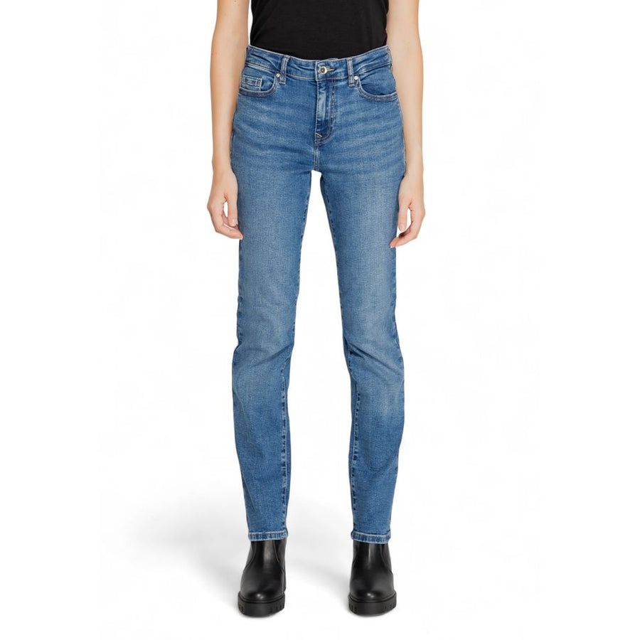 Only Blaue Baumwoll-Skinny-Jeans