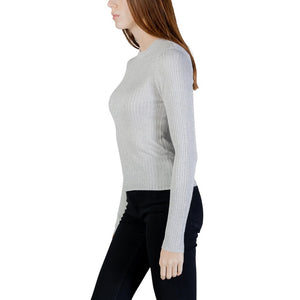 Jacqueline De Yong Silbernes Sweatshirt aus Viskose