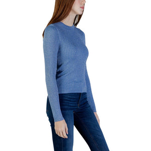 Jacqueline De Yong Blaues Sweatshirt aus Viskose