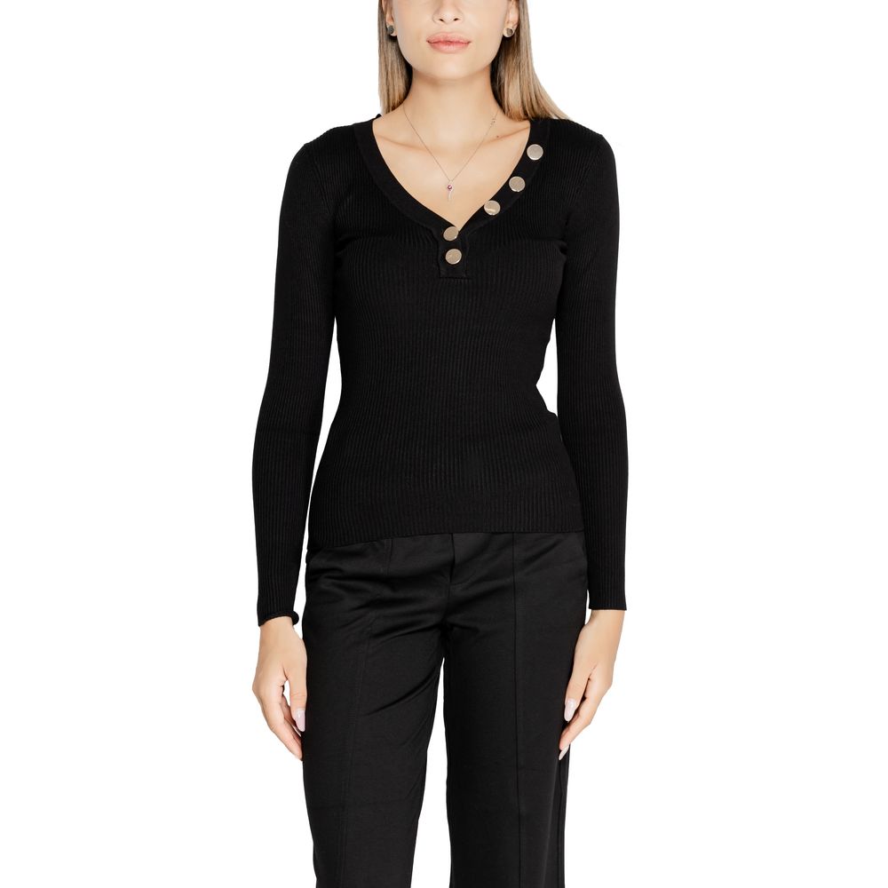 Morgan De Toi Schwarzer Sweatshirt aus Viskose