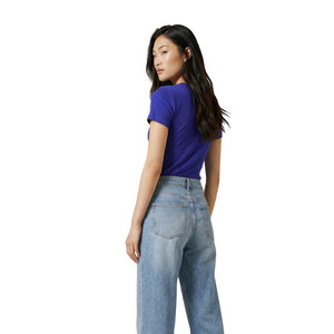 Calvin Klein Jeans Blaues Baumwoll-T-Shirt