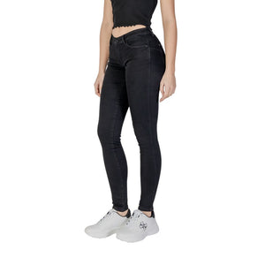 Guess Schwarze Skinny Jeans aus Baumwolle