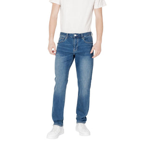 Armani Exchange Blaue Baumwoll-Skinny-Jeans
