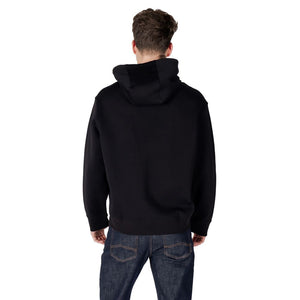 Armani Exchange Schwarzer Baumwoll-Hoodie