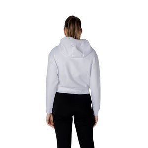 Armani Exchange Weiße Baumwoll-Kapuzenpullover