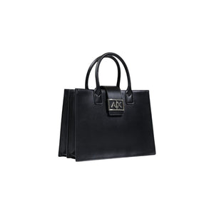 Armani Exchange Schwarze Handtasche aus Polyester