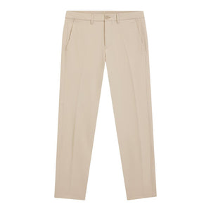 Beige Polyester Skinny Pants