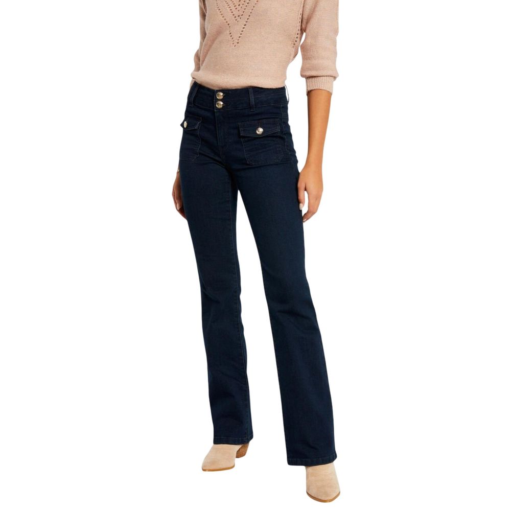 Morgan De Toi Blaue Baumwoll-Skinny-Jeans