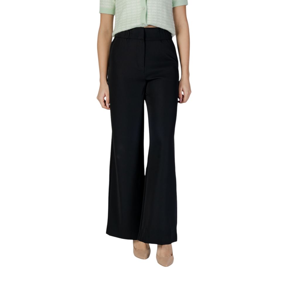 Morgan De Toi Schwarze Freizeithose aus Polyester