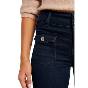 Morgan De Toi Blaue Baumwoll-Skinny-Jeans