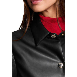 Morgan De Toi Schwarze Jacke aus Polyethylen