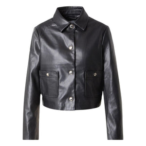 Morgan De Toi Schwarze Jacke aus Polyethylen