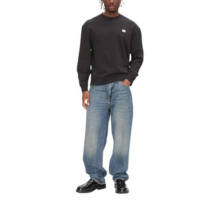 Calvin Klein Jeans Schwarzer Baumwoll-Sweatshirt