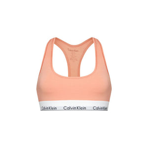 Orange Cotton Bra
