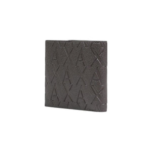 Armani Exchange Brauner Kartenhalter aus Polyester