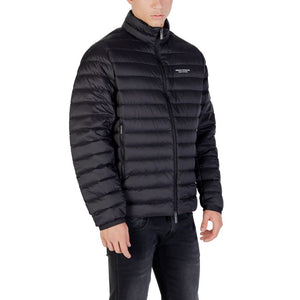 Armani Exchange Schwarze Polyamid-Shell-Jacke