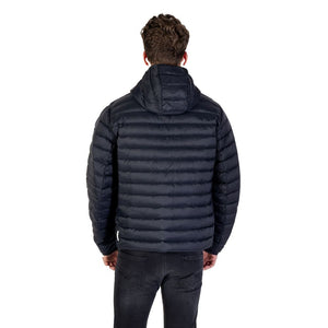 Armani Exchange Blaue Shell-Jacke aus Polyamid