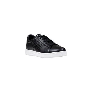 EA7 Emporio Armani Schwarze Leder-Sneakers