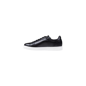 EA7 Emporio Armani Schwarze Leder-Sneakers