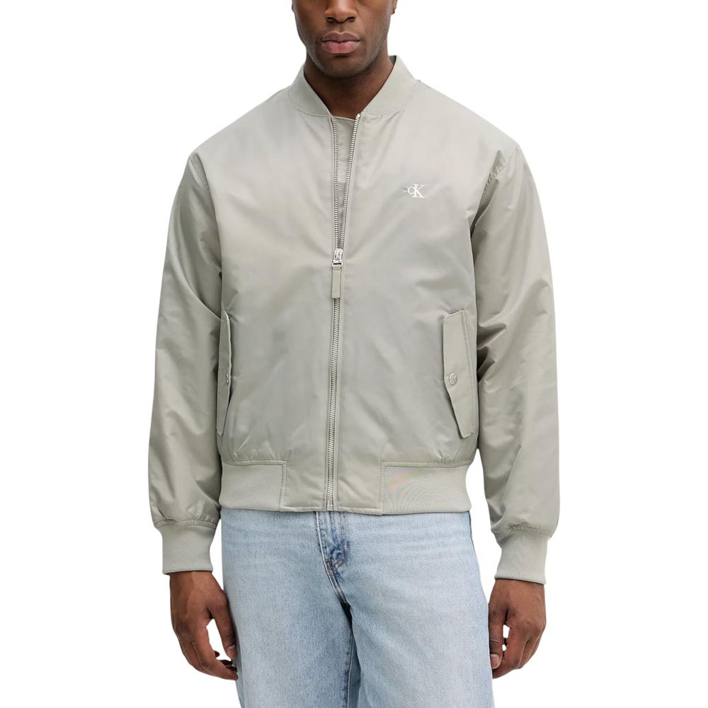Calvin Klein Jeans Zweifarbige Polyamid-Bomberjacke