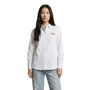 Jacqueline De Yong Cremefarbene Baumwollbluse