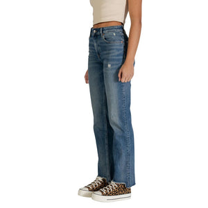 Calvin Klein Jeans Blaue Baumwoll-Mom-Jeans