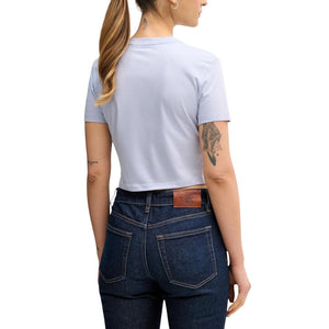 Calvin Klein Jeans Lila Baumwoll-T-Shirt