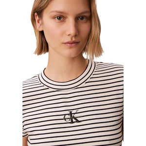Calvin Klein Jeans Schwarzes Baumwoll-T-Shirt