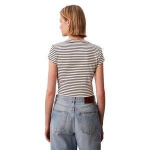 Calvin Klein Jeans Schwarzes Baumwoll-T-Shirt