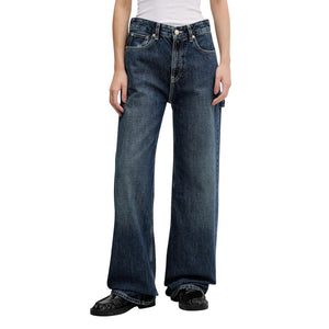 Tommy Hilfiger Jeans Blaue Baumwoll-Mom-Jeans