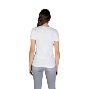 Armani Exchange Weißes Baumwoll-T-Shirt
