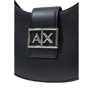 Armani Exchange Schwarze Handtasche aus Polyester