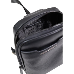 Armani Exchange Schwarzer Rucksack aus Polyester
