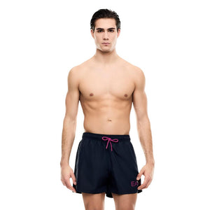 EA7 Emporio Armani Blaue Badeshorts aus Polyester