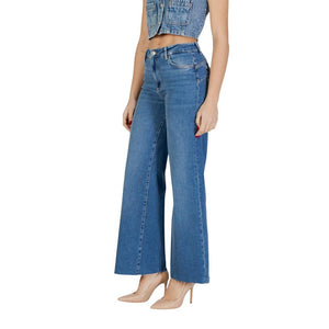 Liu Jo Blaue Bootcut-Jeans aus Baumwolle