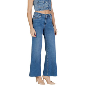Liu Jo Blaue Bootcut-Jeans aus Baumwolle