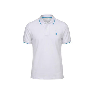 U.S. POLO ASSN. Weißes Poloshirt aus Baumwolle