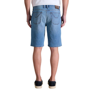 Jeckerson Hellblaue Baumwoll-Bermudashorts