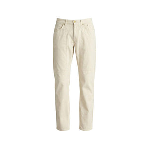Jeckerson Weiße Skinny-Hose aus Elasthan