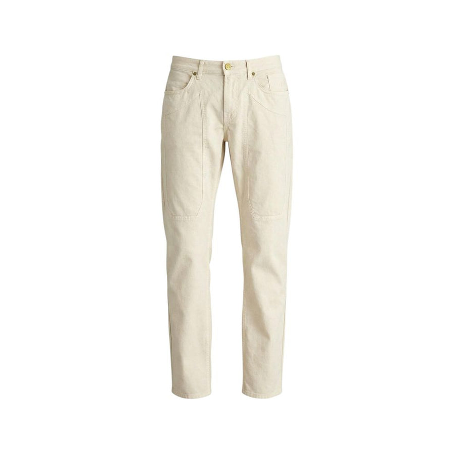 Jeckerson Weiße Skinny-Hose aus Elasthan