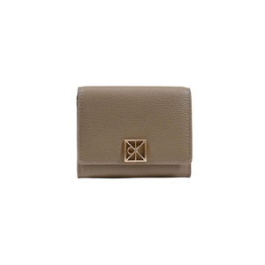Beige Leather Wallet