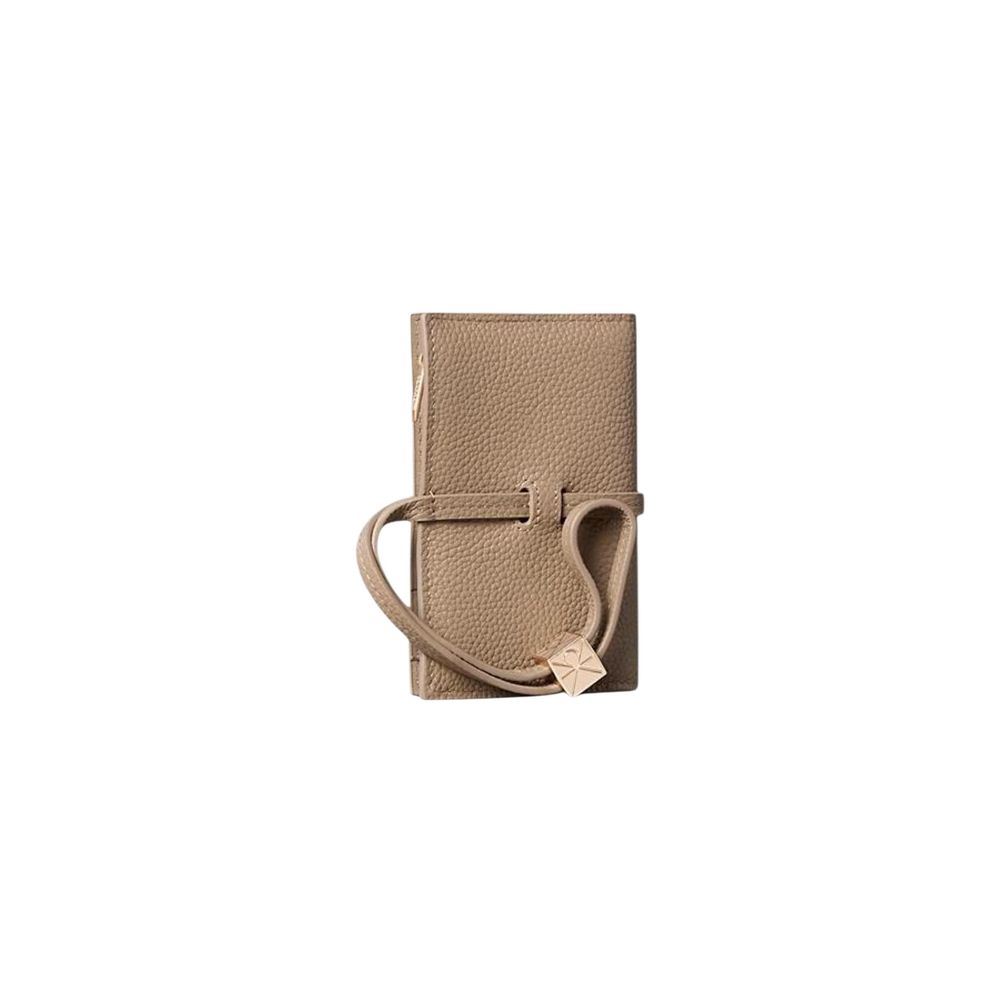 Calvin Klein Beige Leder Portemonnaie