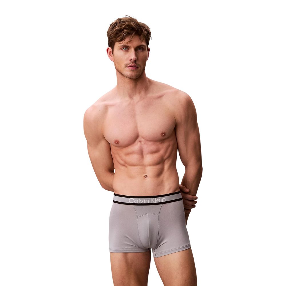 Calvin Klein Underwear Graue Boxershorts aus recyceltem Polyester