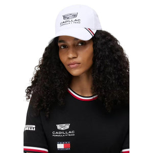 Tommy Hilfiger Weiße Kappe aus recyceltem Polyester (Baseballkappe)