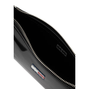 Tommy Hilfiger Schwarze Handtasche aus Polyethylen