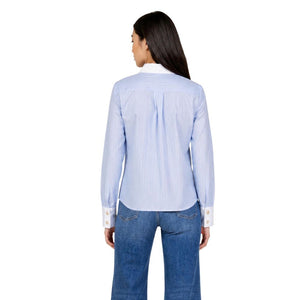 Morgan De Toi Blaue Polyester-Bluse