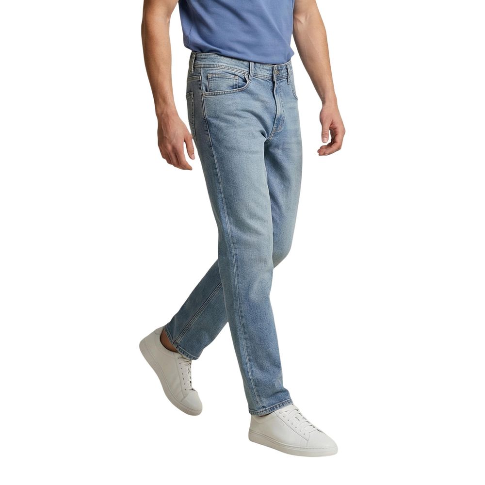 Replay Blaue Baumwolljeans im Relaxed Fit