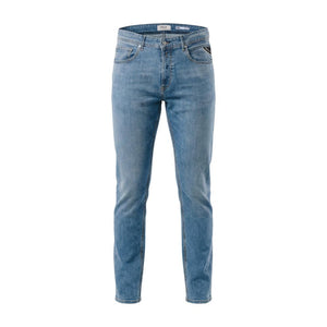 Replay Blaue Baumwolljeans im Relaxed Fit